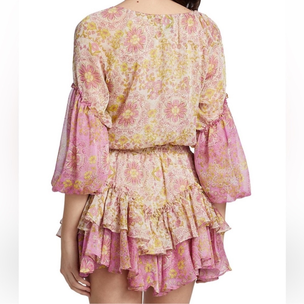 Misa Los Angeles - Viviana Floral Ruffle Minidress - Picture 5 of 5